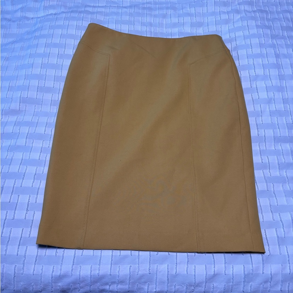 Halogen Tan Pencil Skirt